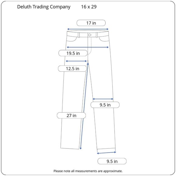 Duluth Trading Womens Jeans Straight Leg Relax Fit Mid Rise Stretch Size 16 - Picture 3 of 12